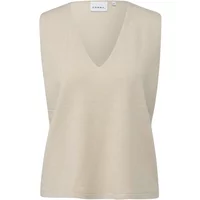 Pull col V ärmellos mit schimmernden Reflexen Damen COMMA