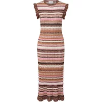 Midi-Strickkleid mit Rüschen Damen COMMA
