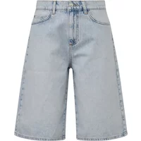 Women's Cotton-Lined Five-Pocket Denim Shorts COMMA