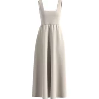 Lange Midikleid aus Materialmix für Damen COMMA