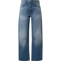 Jeans Loose & Relaxed mit ausgefranstem Saum mittel hoch für Frauen COMMA