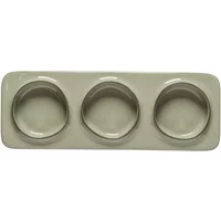 Rectangular tray with 3 sections Costa Nova (x6)