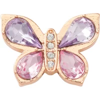 Jibbitz Crocs Gold Butterfly with Gem