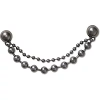 Jibbitz Crocs Double Black Gem Chain