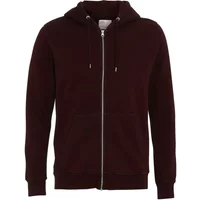 Zip-up hoodie Colorful Standard Classic Organic oxblood red