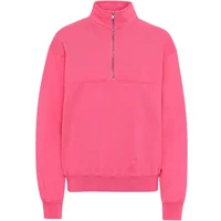 Sweatshirt 1/4 zip Colorful Standard Organic bubblegum pink