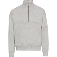 Sweatshirt 1/4 zip Colorful Standard Organic heather grey