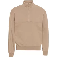 Sweatshirt 1/4 zip Colorful Standard Organic honey beige