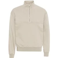 Sweatshirt 1/4 zip Colorful Standard Organic ivory white