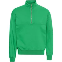Sweatshirt 1/4 zip Colorful Standard Organic kelly green
