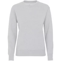Women's round neck sweater Colorful Standard Classic Organic snow melange