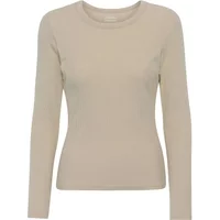 Women's long sleeve ribbed T-shirt Colorful Standard Organic oyster grey