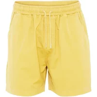 Twill shorts Colorful Standard Organic lemon yellow