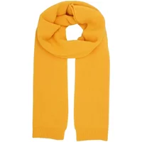woolen scarf Colorful Standard Merino burned yellow