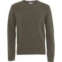 Wool round neck sweater Colorful Standard Classic Merino dusty olive