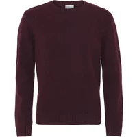 Wool round neck sweater Colorful Standard Classic Merino oxblood red