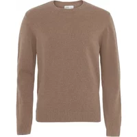 Wool round neck sweater Colorful Standard Classic Merino warm taupe