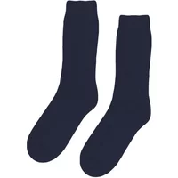 Wool socks Colorful Standard Merino Blend navy blue