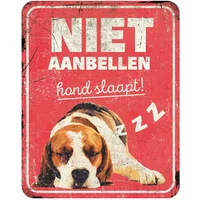 Waarschuwingsbord beagle fr D&D Home