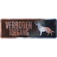 Fransduitse herder waarschuwingsbord D&D Home