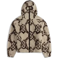 Hooded zip-up with pattern Daily Paper Sherpa