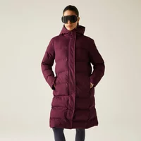 Women's long hooded down jacket Dare 2B Wander image 2