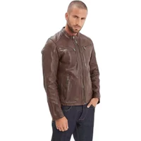 Leather jacket Iron & Resin Gafino Lamb Vita