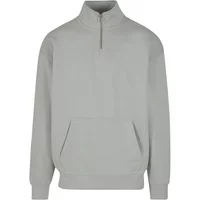Zip-up round neck sweatshirt DEF