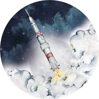 Baby stickers Dekornik Rocket In A Circle / Industrial Evolution