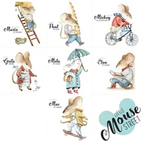 Baby stickers Dekornik Little Mouse Street Set