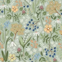 Baby wallpaper Dekornik Field of Flowers