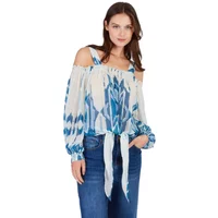 Off-the-shoulder Printed Blouse Women's Derhy Lagune