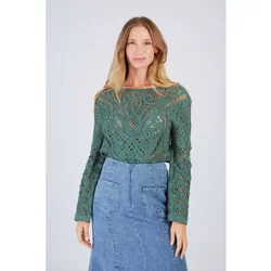 Womens Crochet Knit Cardigan Derhy Florentine