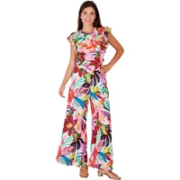 Tropische Palazzo-Hose Damen Derhy Delfina