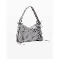 Schultertasche Damen Desigual Nickel Leiria