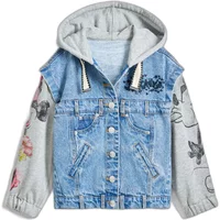 Girls' denim hoodie Desigual Minnie