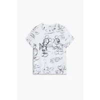 Women's T-shirt Desigual Mickey Sketch