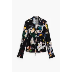 Women's Long Sleeve Shirt Desigual Fereo