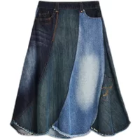 Denim skirt for women Desigual Parch