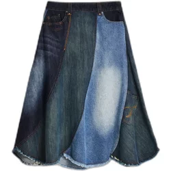 Denim Skirt For Women Desigual Parch