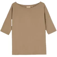 Damen T-Shirt mit U-Boot-Ausschnitt Diverse Lonsa 261