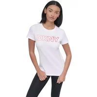 T-Shirt Dkny Ombre Outline Logo