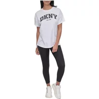 T-Shirt Dkny Arched Varsity Glitter Logo