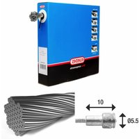 Velo Store - UK Brake cable 1x19 stainless steel wire ø1,5mm v-head ø5,5x10 Elvedes | Extra 10% off with Subscription, Postage £16.79 to UK Fedex.