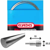 Velo Store - UK Brake cable 1x19 wires stainless slick ø1,5mm v-head ø5,5x10 Elvedes | Extra 10% off with Subscription, Postage £16.79 to UK Fedex.