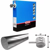 Velo Store - UK Brake cables 1x19 stainless steel Slick Ø1.5mm T-head Ø7x6 Elvedes (x100) | Extra 10% off with Subscription, Postage £16.79 to UK Fedex.