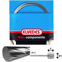 Velo Store - UK Transmission cable 7x7 slick stainless steel wires ø1,1mm n head ø4,5x4,5 Elvedes | Extra 10% off with Subscription, Postage £16.79 to UK Fedex.