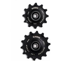 Velo Store - UK Derailleur pulleys with ring bearings Elvedes (x2) | Extra 10% off with Subscription, Postage £16.79 to UK Fedex.