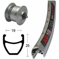 Velo Store - UK Front wheel Exal MOY DYN. DH3N31 QR 36T XP-19 | Extra 10% off with Subscription, Postage £16.79 to UK Fedex.