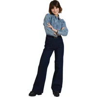 Weite Jeans Damen F.A.M. Paris Fauve